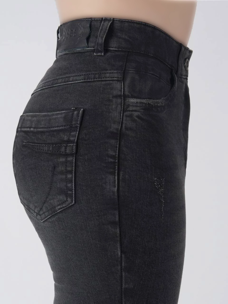 شلوار جین نیم بگ 416 ساده BY