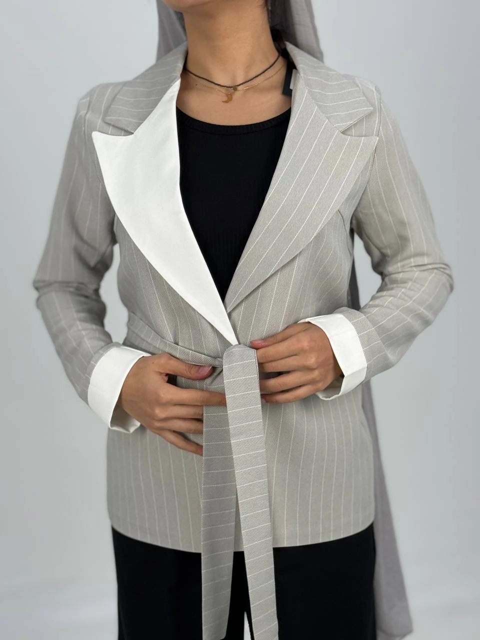 کت میدی 61344 دیپلمات بلیزر سفید RY