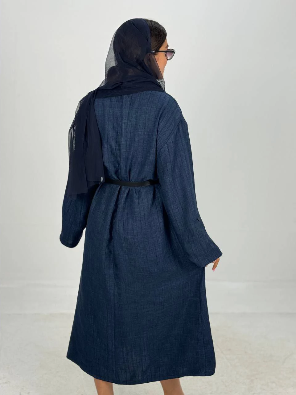 مانتو لانگ 61367 دکمه مخفی RY