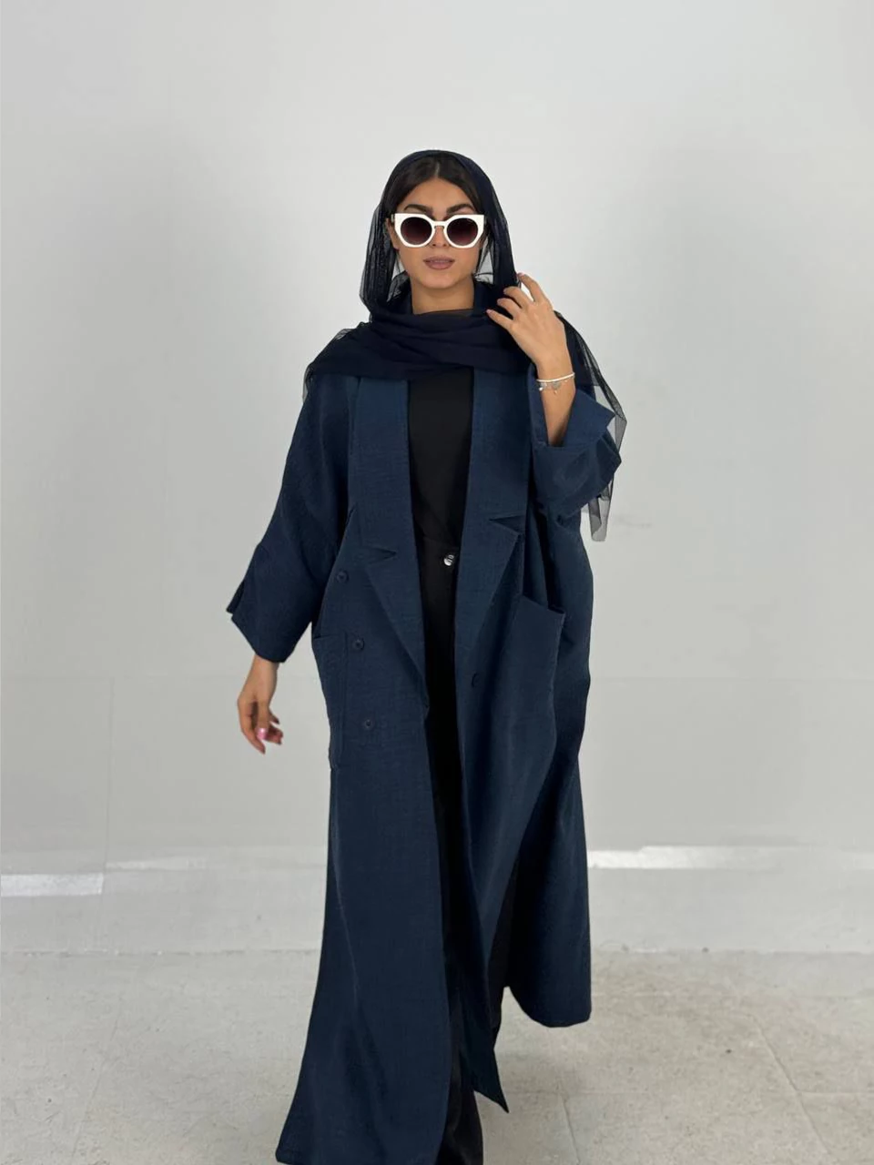 مانتو لانگ 61337 لنین شش دکمه RY