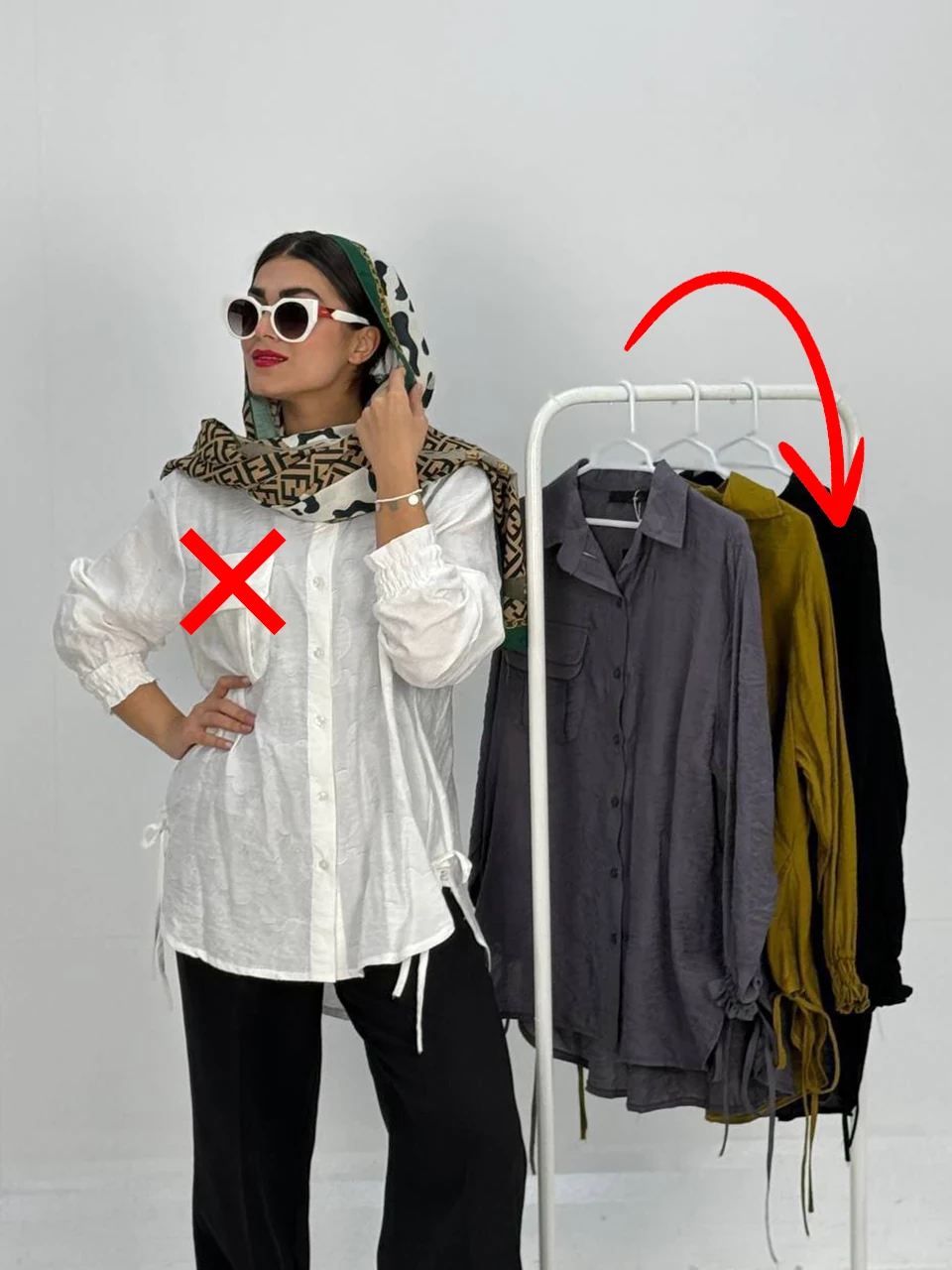 مانتو شومیزی 1002 در جیب دوبل ان آر RY