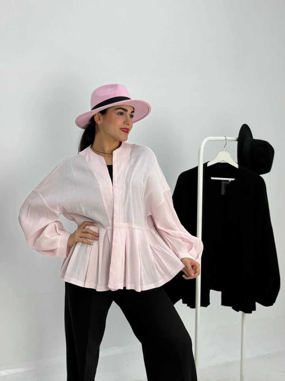 مانتو کوتاه 1003 دلیسه پیله دو قلو RY