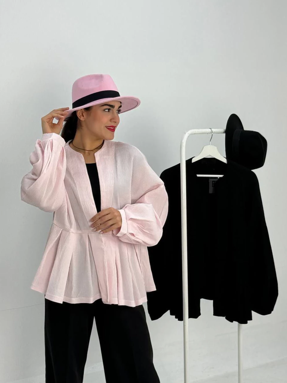 مانتو کوتاه 1003 دلیسه پیله دو قلو RY