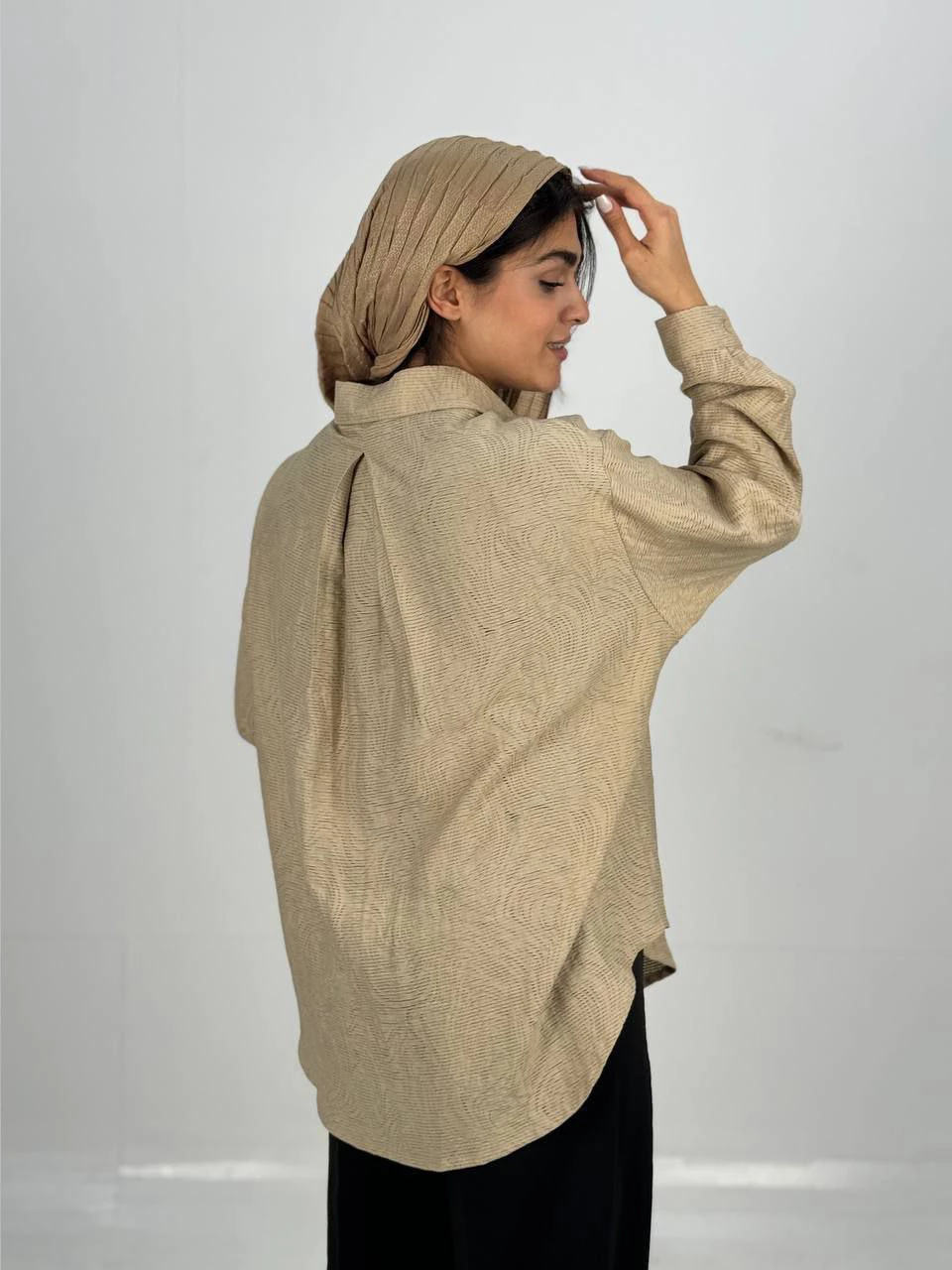 مانتو شومیزی 61385 کسمه تریکو پشت پیله RY