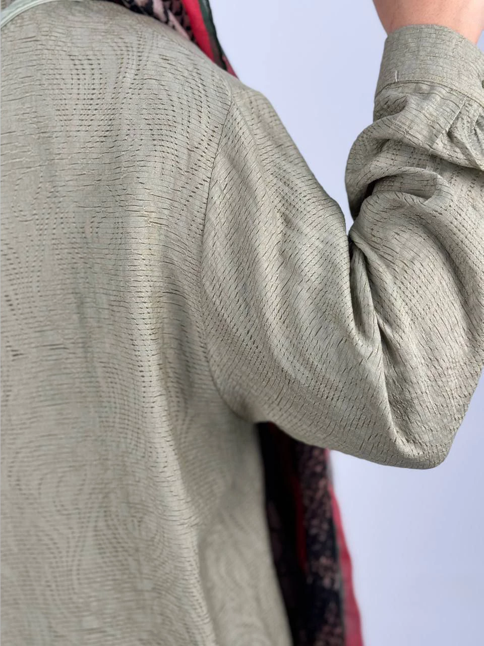 مانتو شومیزی 61385 کسمه تریکو پشت پیله RY