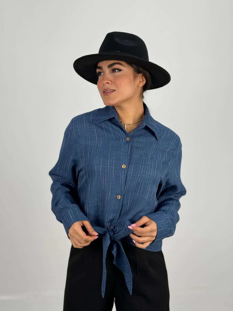 شومیز 1014 آبشاری جلو گره RY