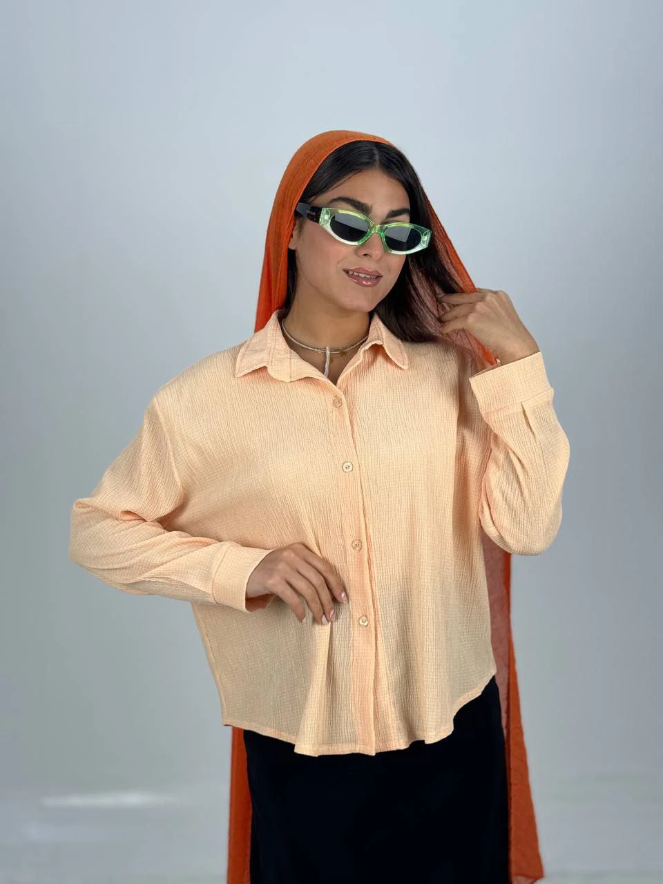 شومیز 1024 آدامسی ساده RY