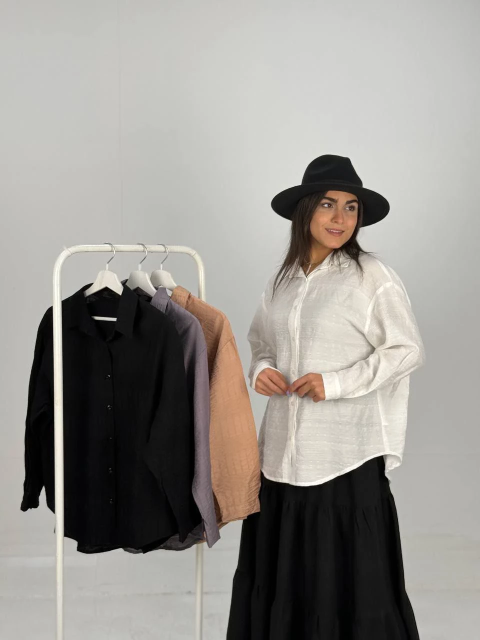 مانتو شومیزی 1016 ان آر پشت پیله RY