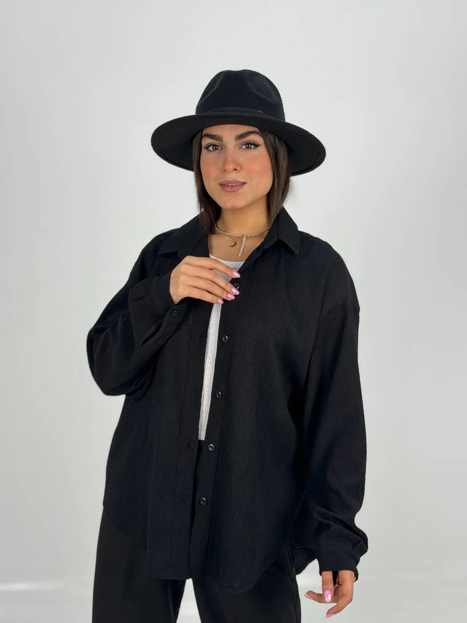 مانتو شومیزی 1018 آدامسی پشت پیله RY