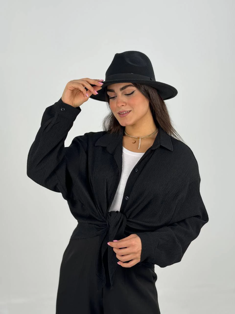 مانتو شومیزی 1018 آدامسی پشت پیله RY