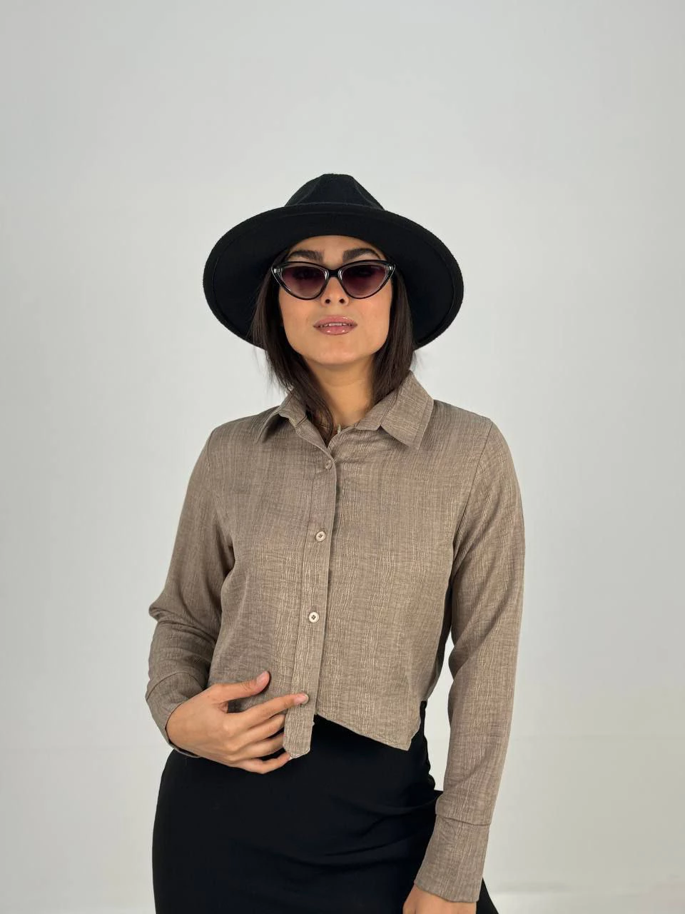 شومیز 61404 آبشاری کراواتی RY