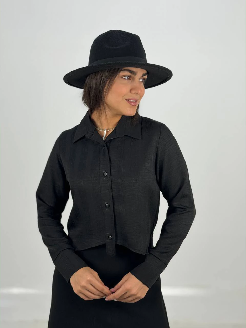 شومیز 61404 آبشاری کراواتی RY