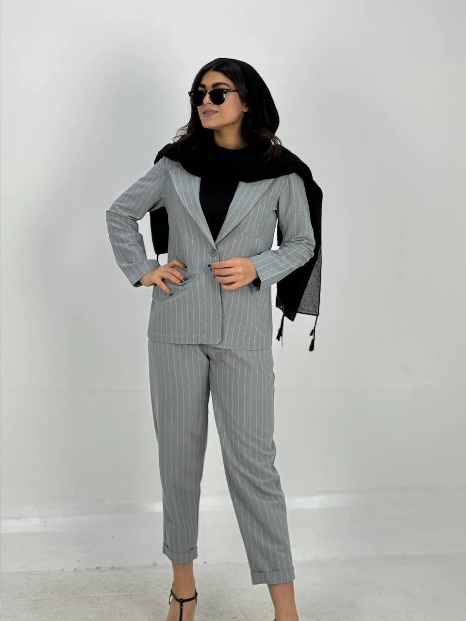 ست کت و شلوار 61343 سه جیب دیپلمات RY