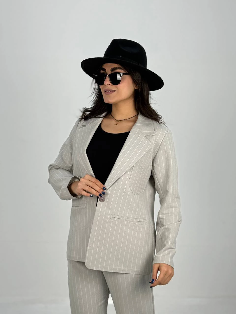 ست کت و شلوار 61343 سه جیب دیپلمات RY