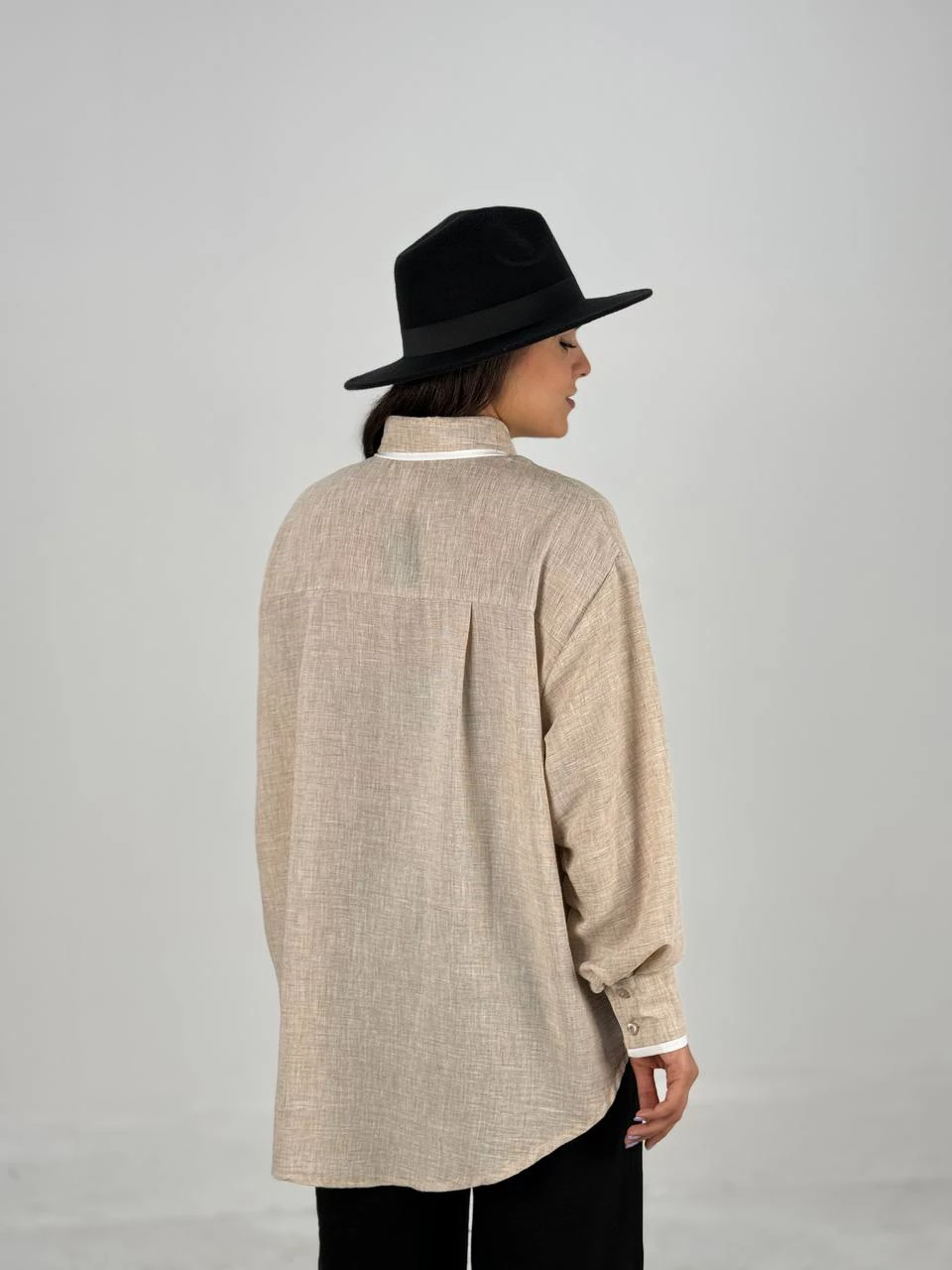 مانتو شومیزی 61392 داماسک جلو کوتاه پشت بلند RY