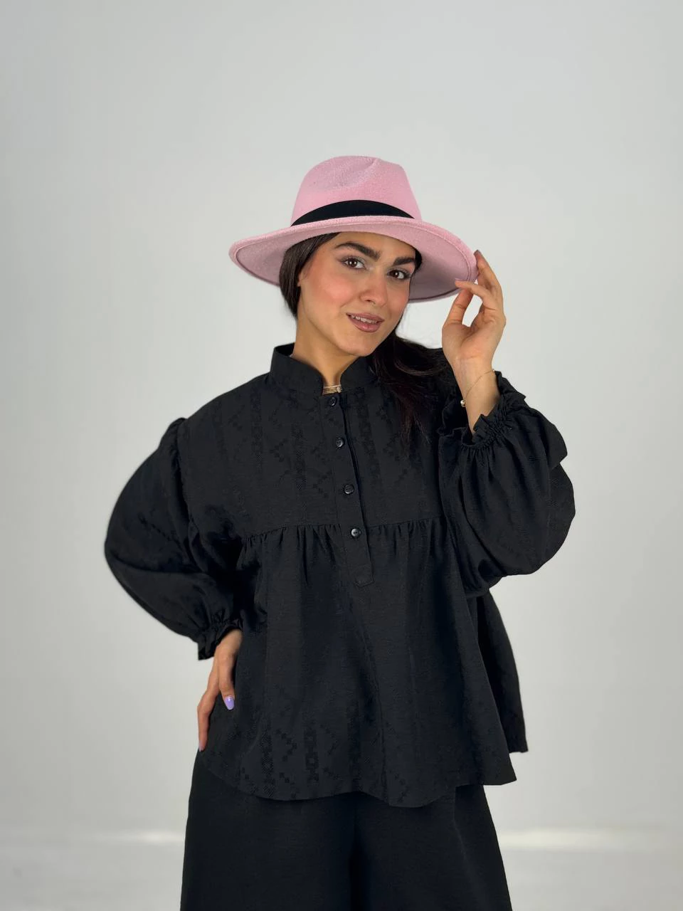 مانتو شومیزی 61417 پیکسلی عروسکی RY