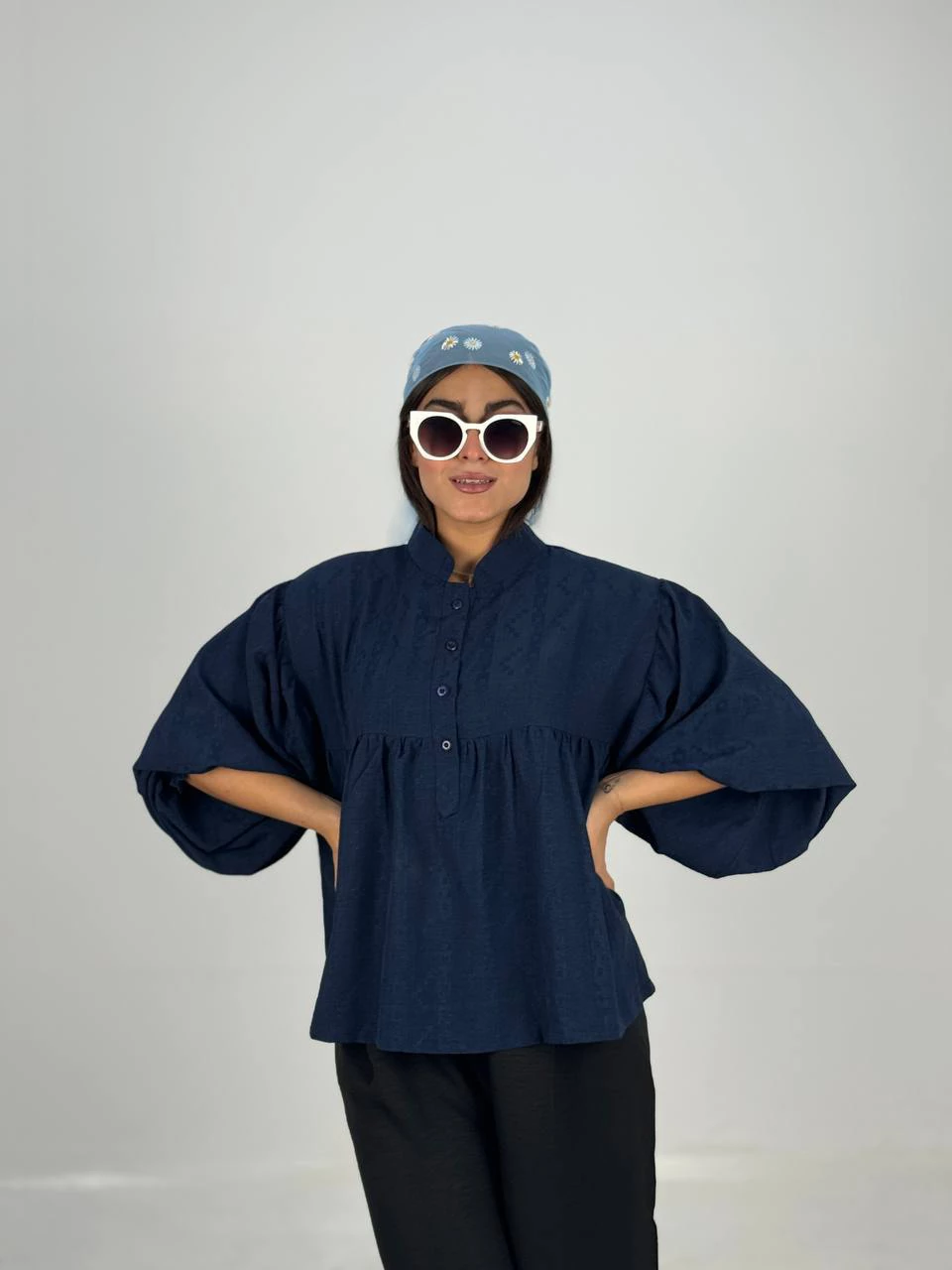 مانتو شومیزی 61417 پیکسلی عروسکی RY