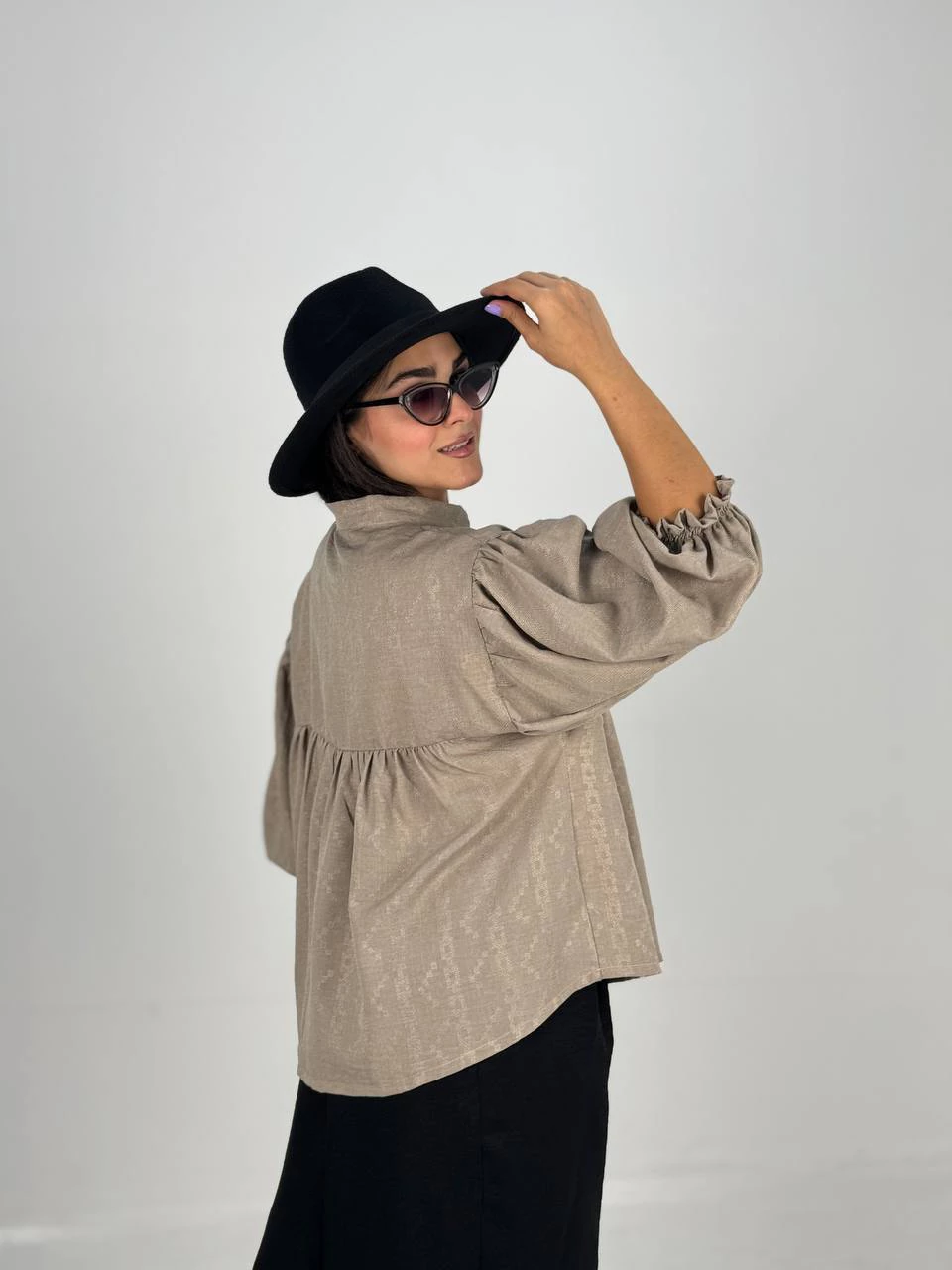 مانتو شومیزی 61417 پیکسلی عروسکی RY