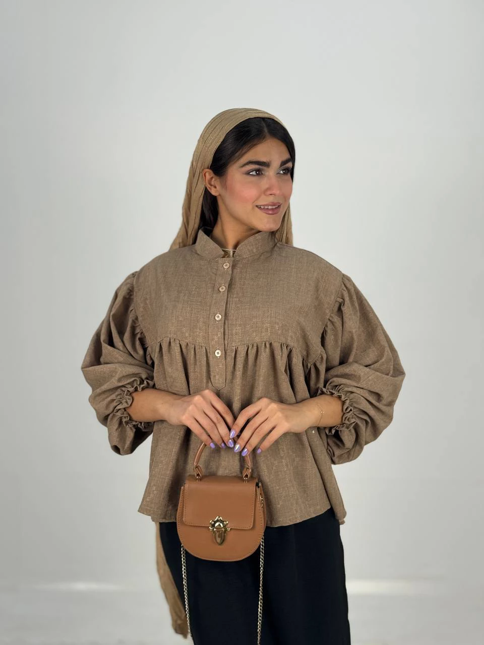 مانتو شومیزی 61417 پیکسلی عروسکی RY