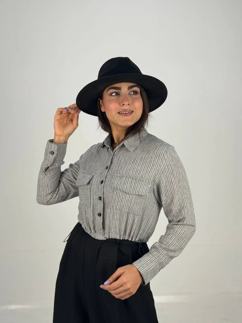 شومیز 61398 دو جیب پایین گت کروز RY