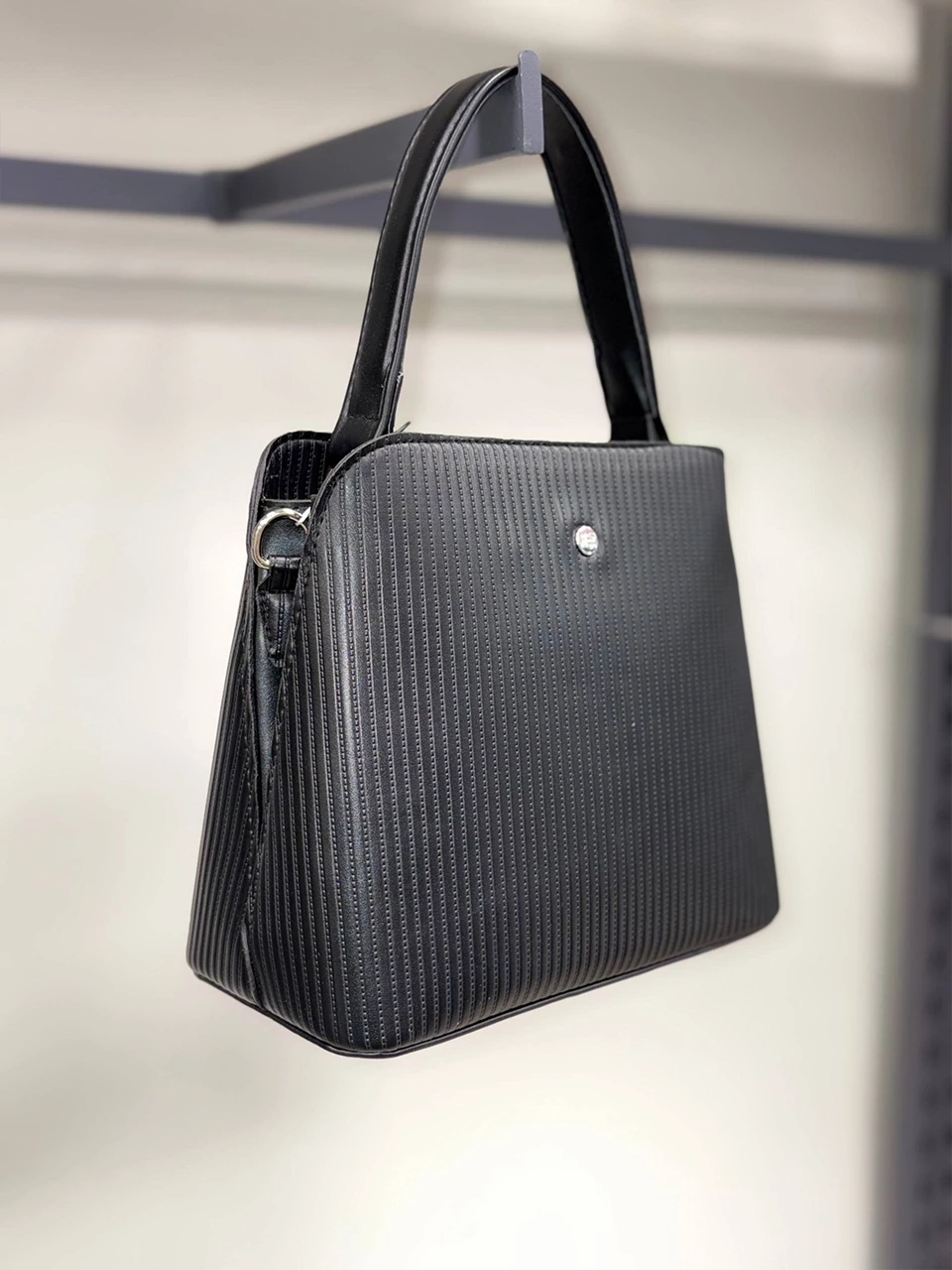 کیف دوشی 4805 دخترانه تک بند وینل چاپدار