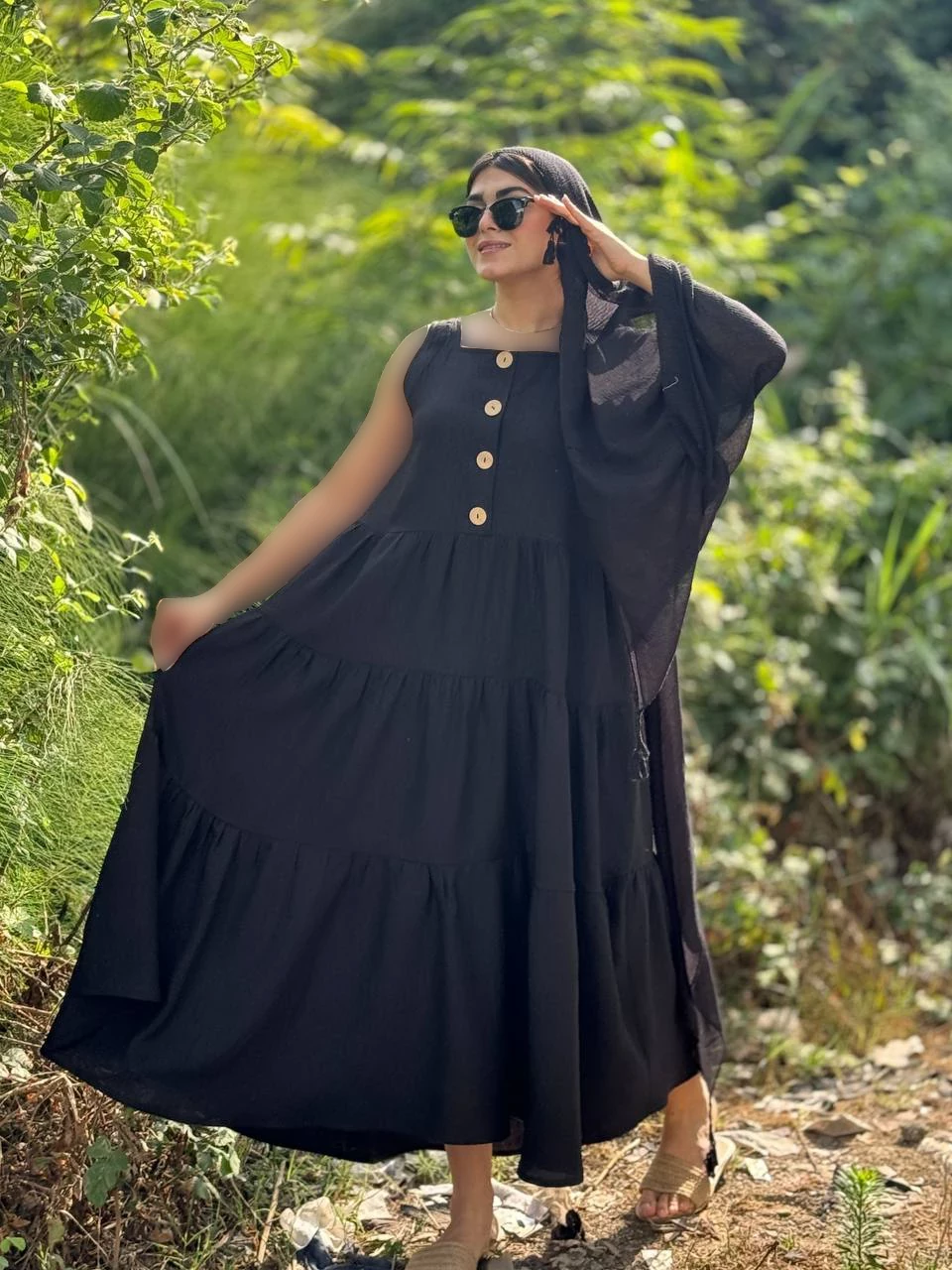 سارافون لانگ 61441 لوئیزا دامن سه چین RY