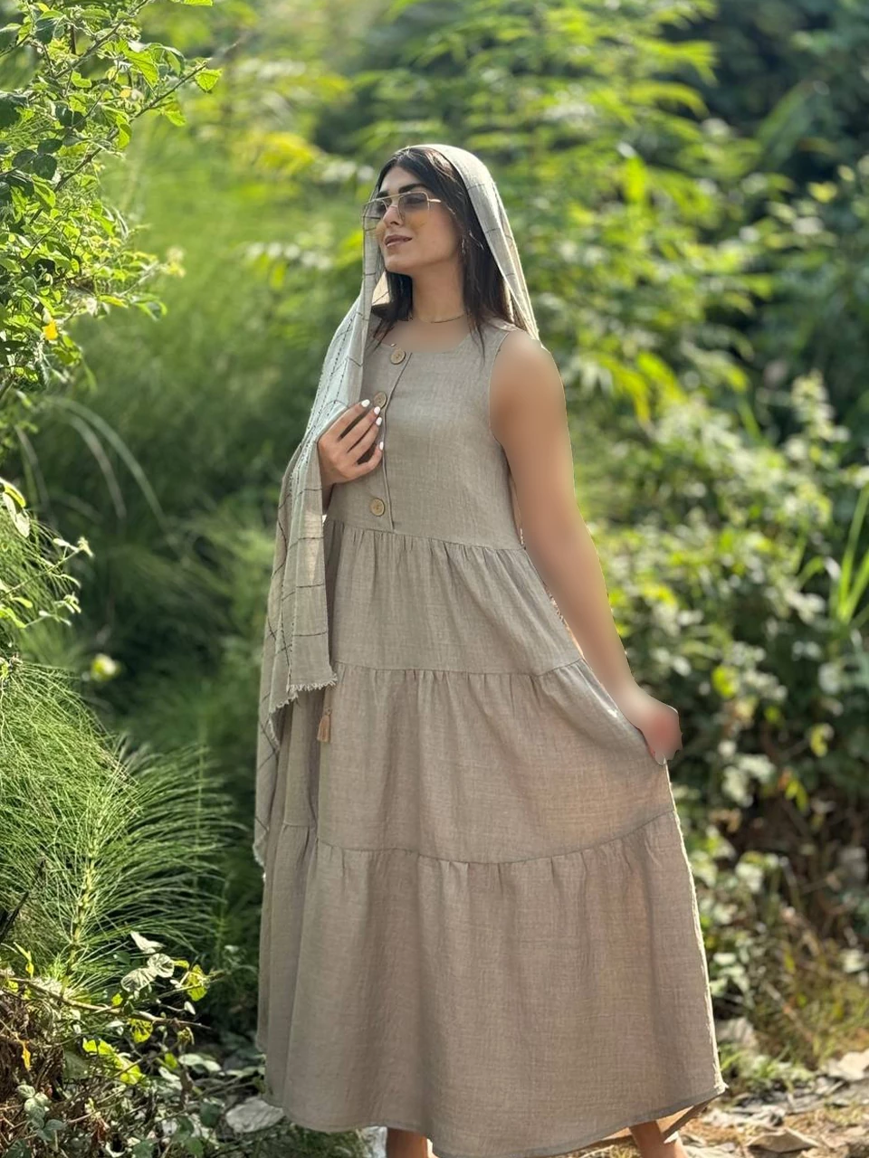 سارافون لانگ 61441 لوئیزا دامن سه چین RY