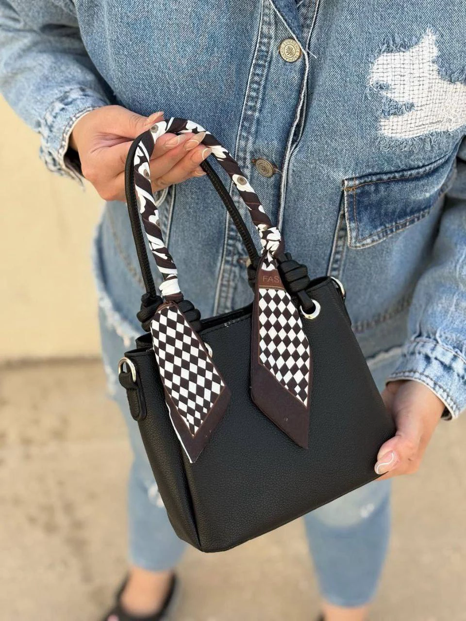 کیف پاسپورتی 2508 سه خانه دسته شال دار