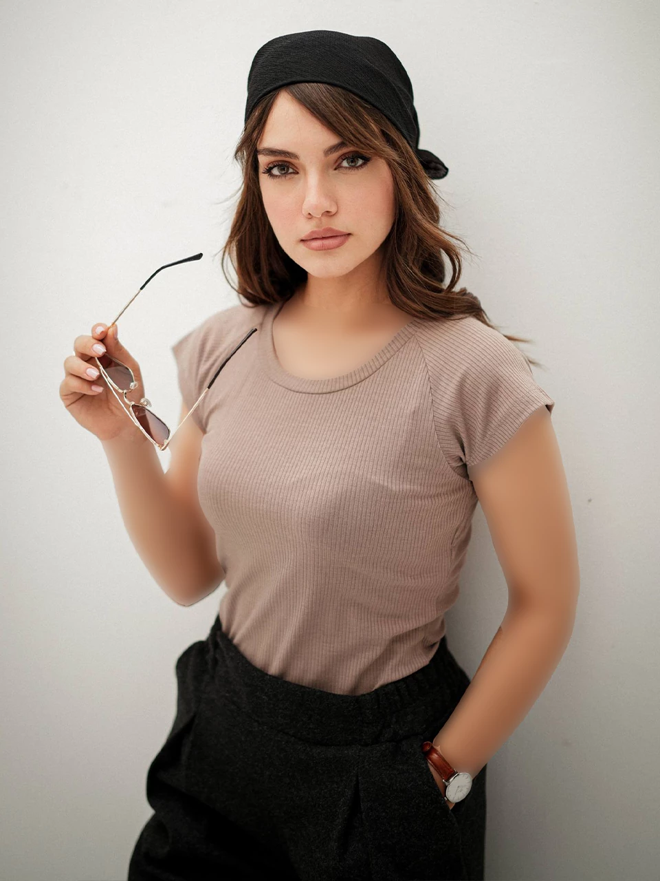 تی‌شرت زنانه مینی مدل آستین‌کوتاه موشی کد 21115