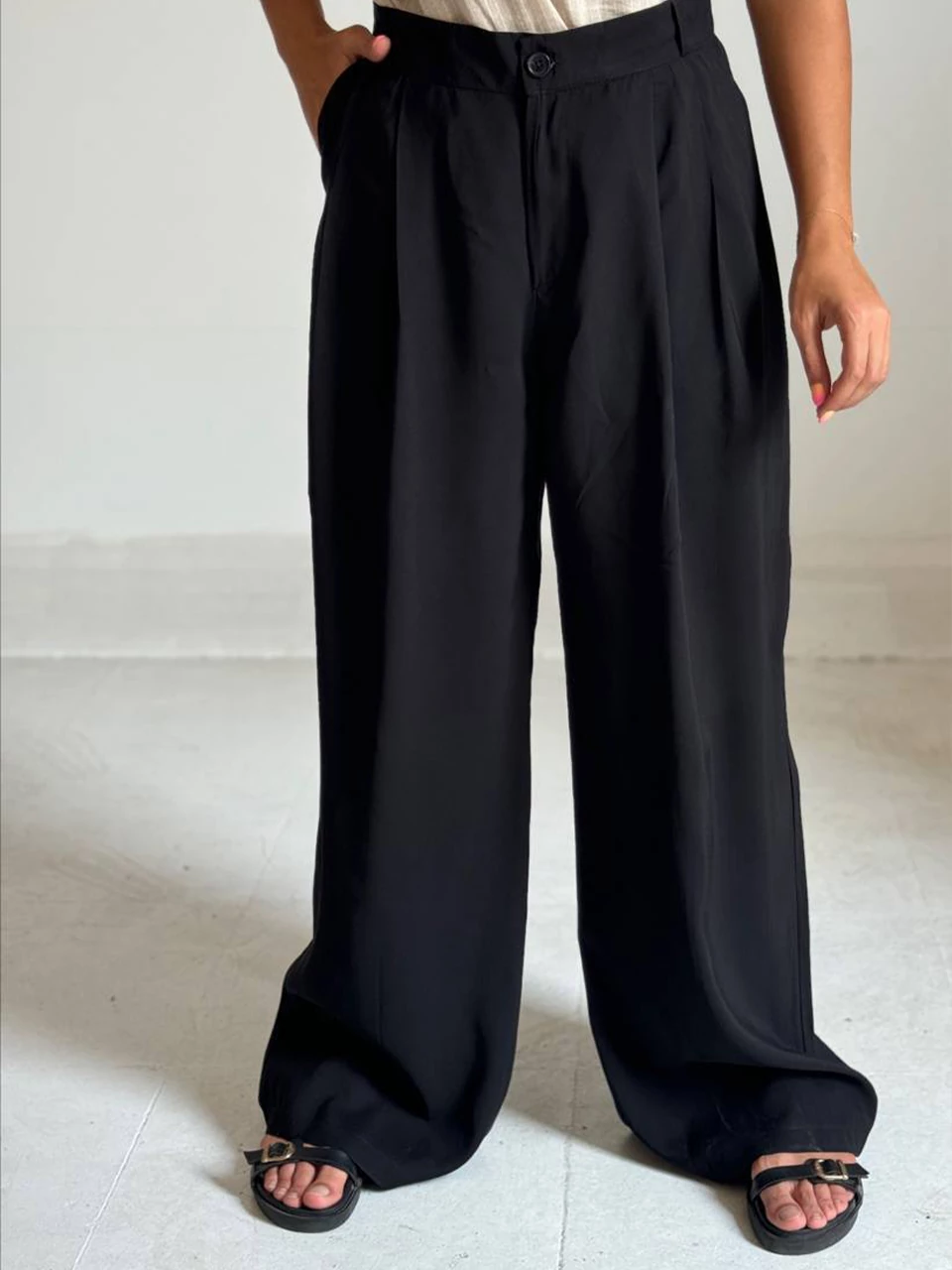 شلوار پارچه ای بگ 31077 دو پیله کوپرا RY