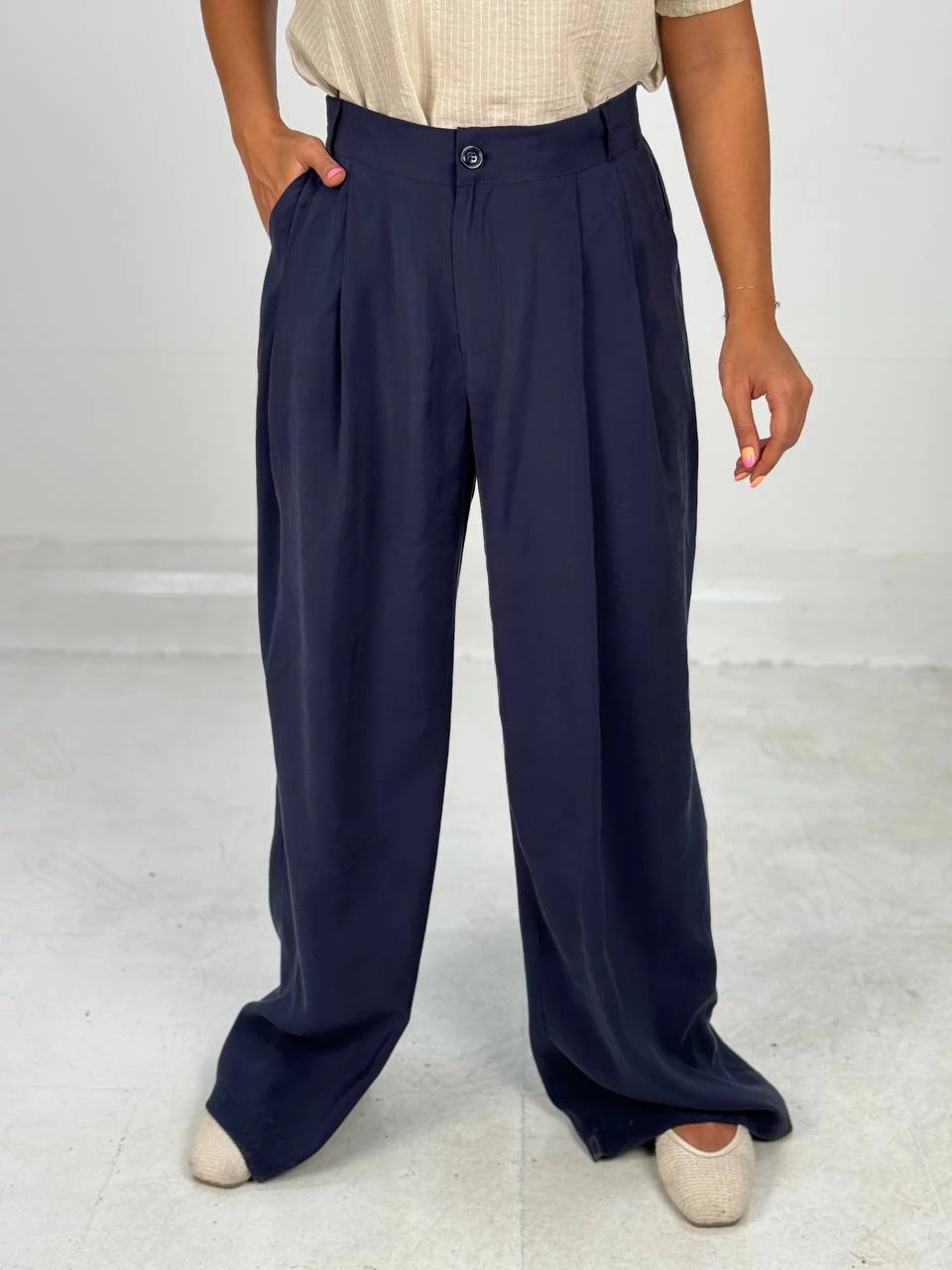 شلوار پارچه ای بگ 31077 دو پیله کوپرا RY