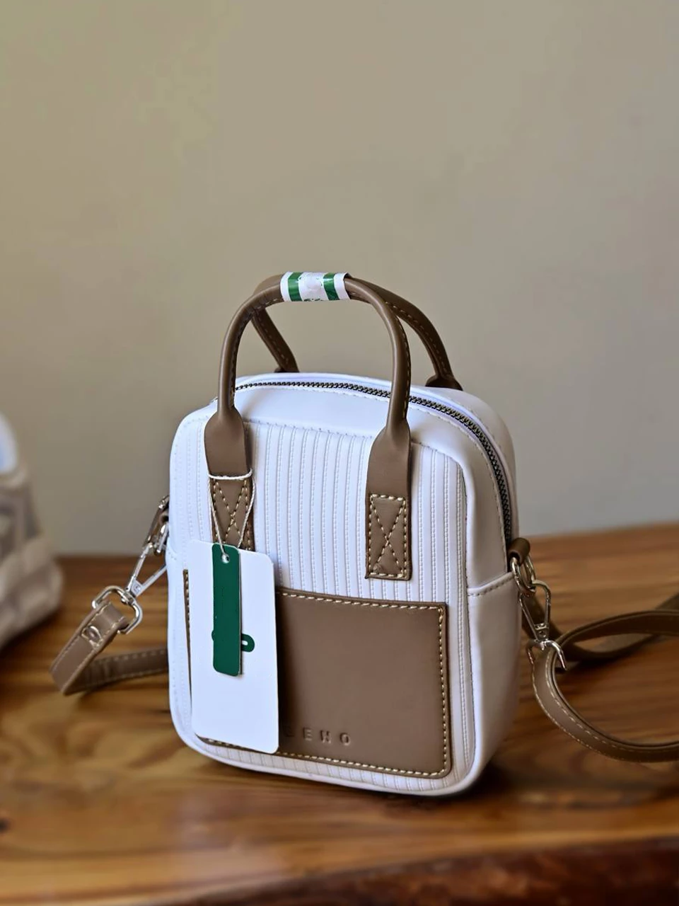 کیف پاسپورتی 4804 دو بند وینل چاپدار