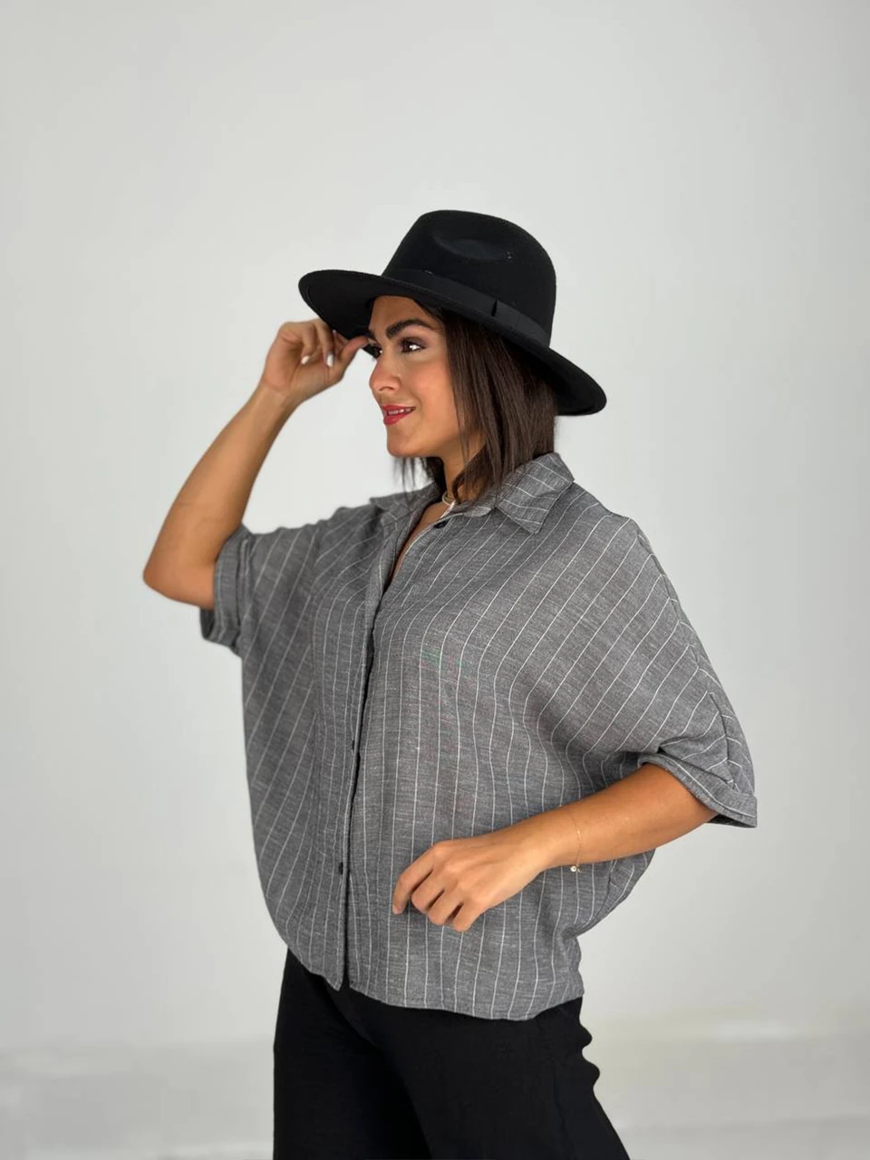 شومیز 61451 دیپلمات آستین کیمونو RY