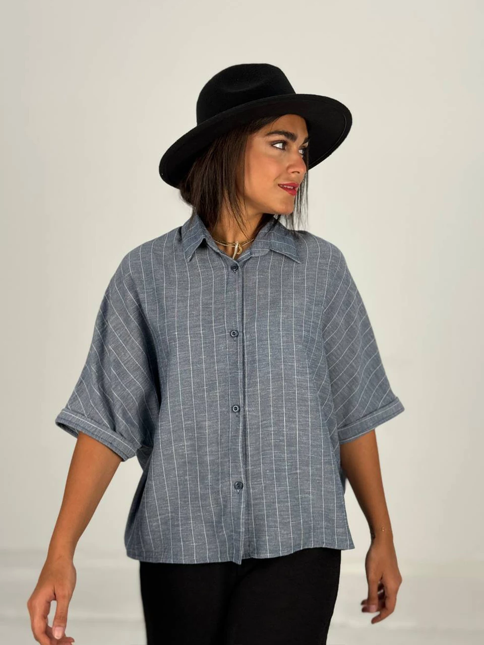 شومیز 61451 دیپلمات آستین کیمونو RY