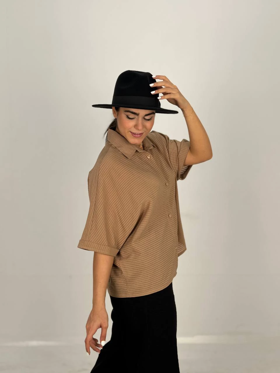 مانتو شومیزی 61437 سی ولد آستین کیمونو RY