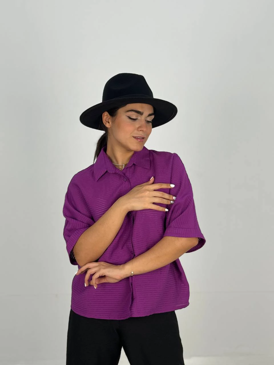 مانتو شومیزی 61437 سی ولد آستین کیمونو RY