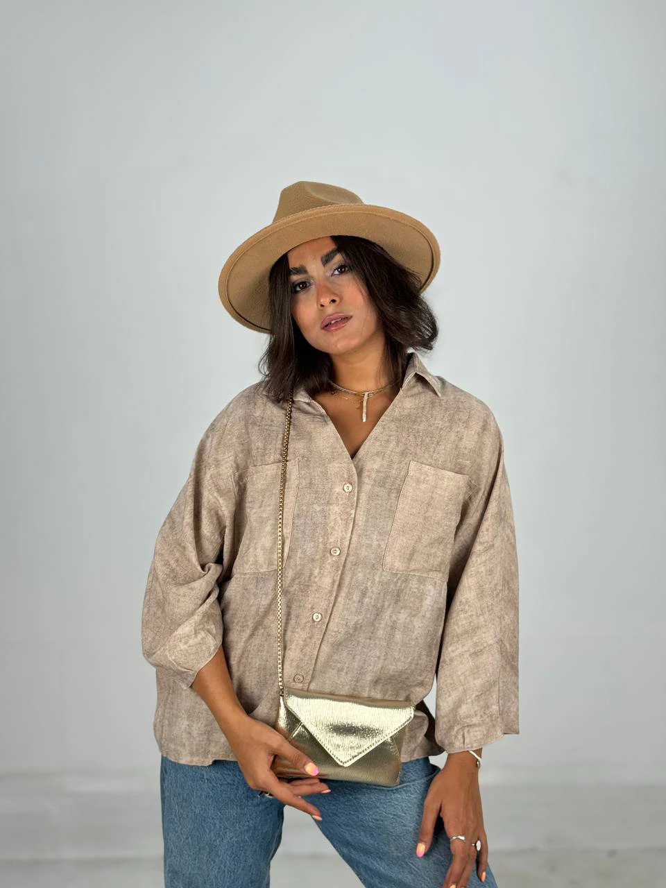 مانتو شومیزی 61466 کیمونو گازوئیلی RY