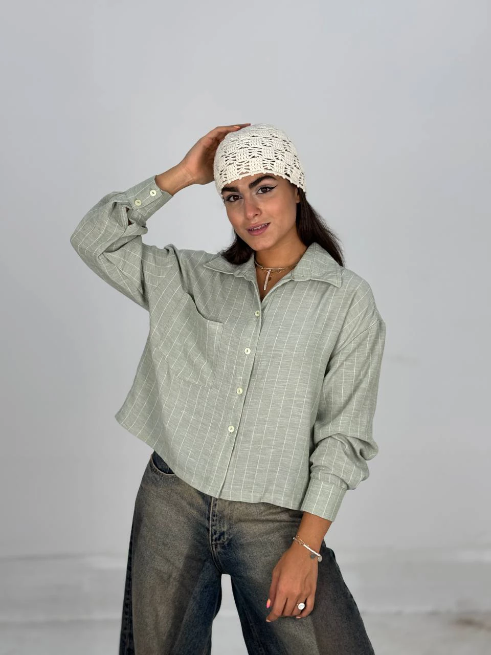 شومیز 61453 دیپلمات یقه مرادنه RY