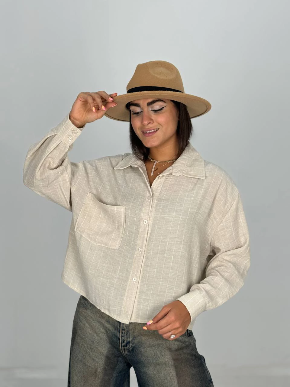 شومیز 61453 دیپلمات یقه مرادنه RY