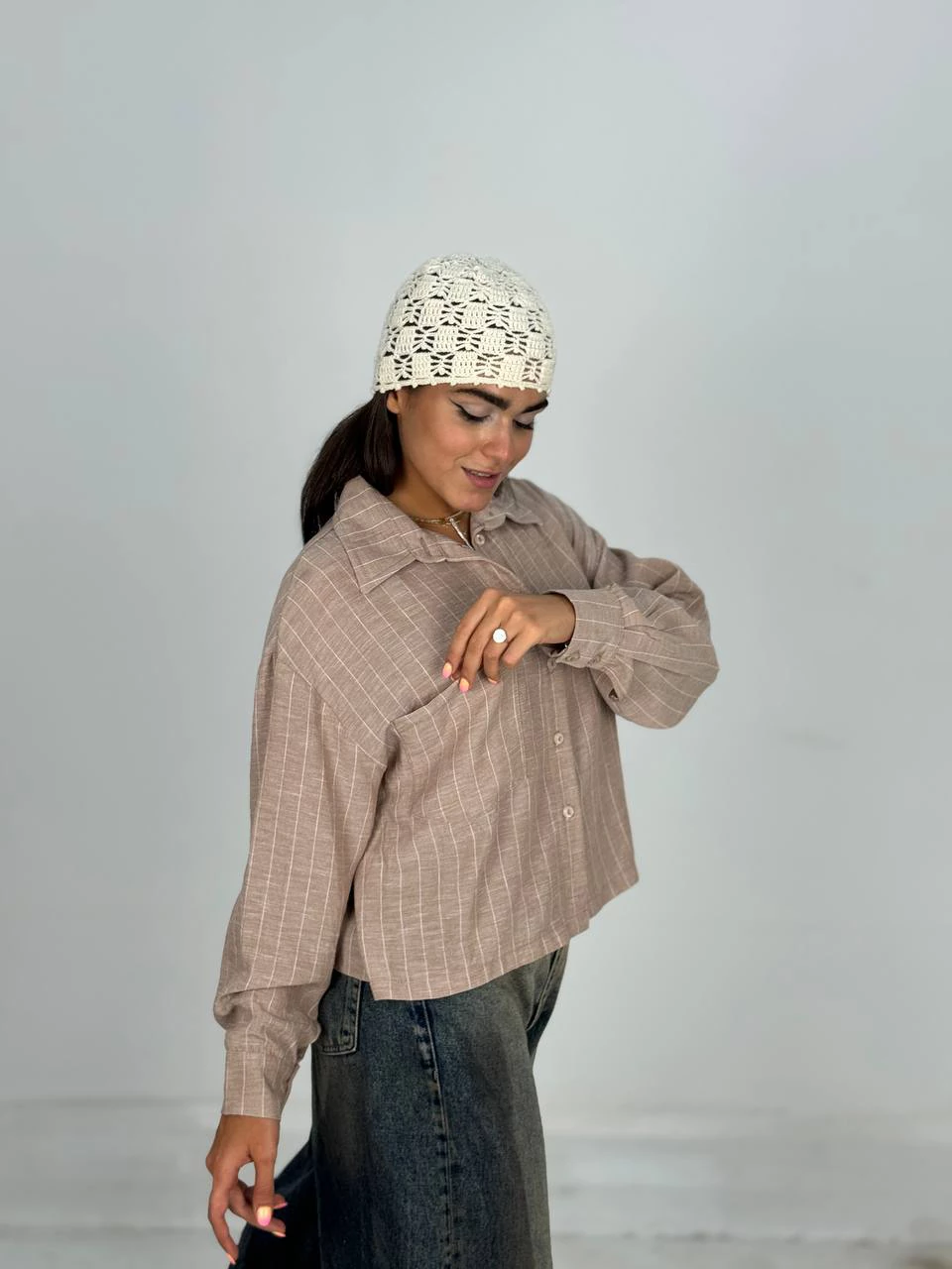 شومیز 61453 دیپلمات یقه مرادنه RY