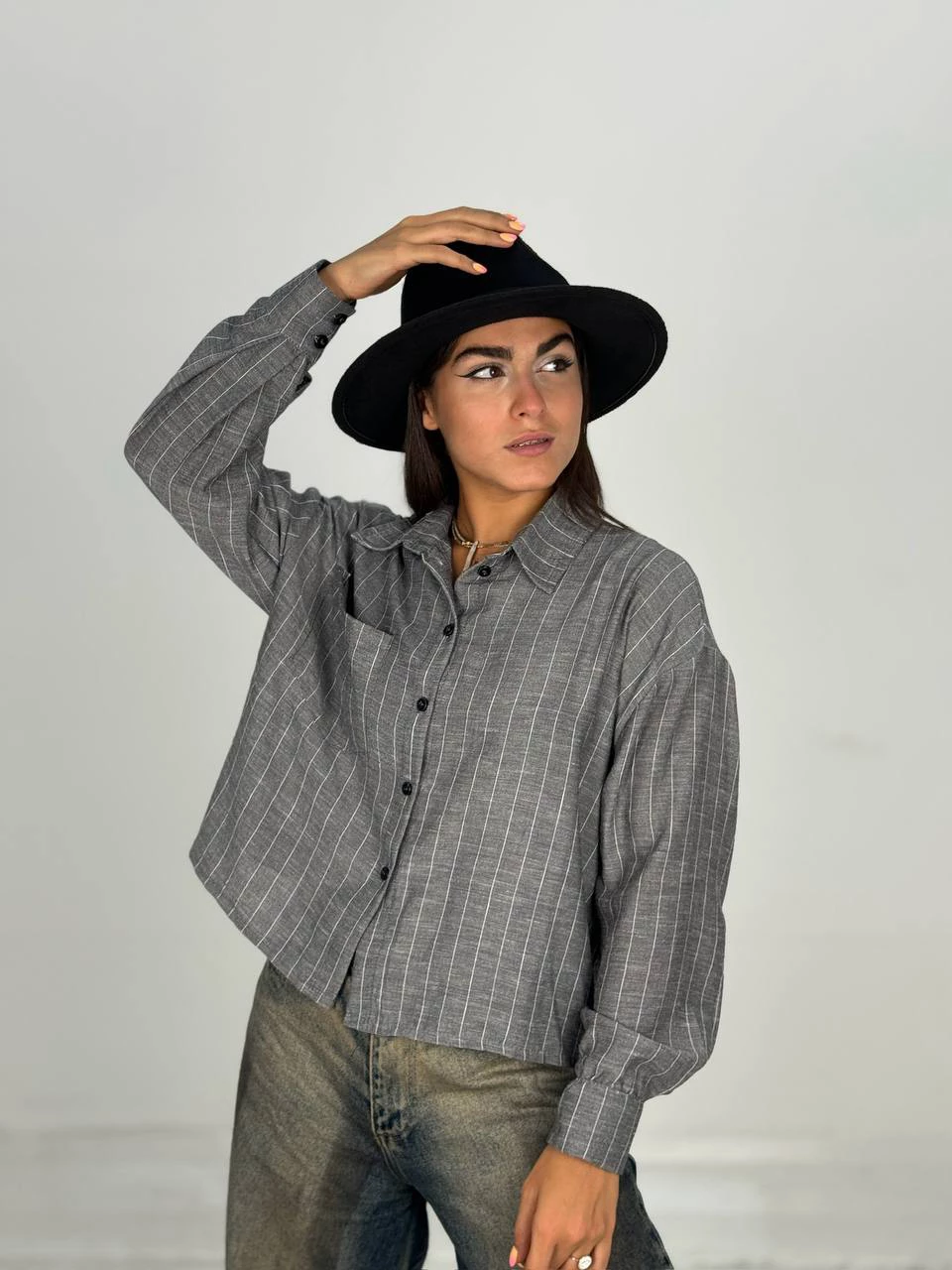 شومیز 61453 دیپلمات یقه مرادنه RY