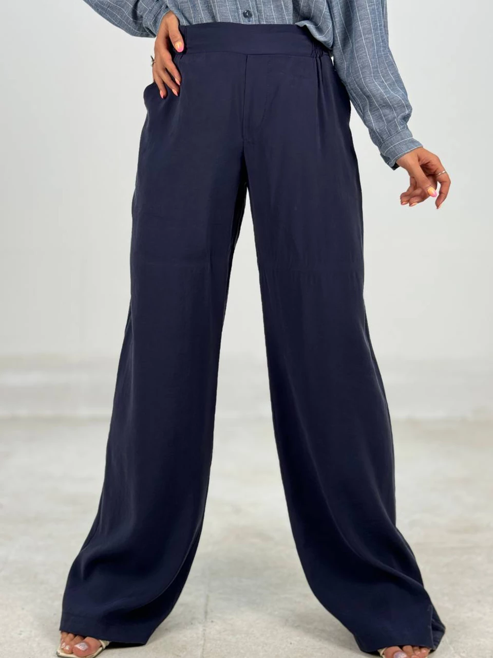 شلوار پارچه ای بگ 31078 کمرکش کوپرا RY