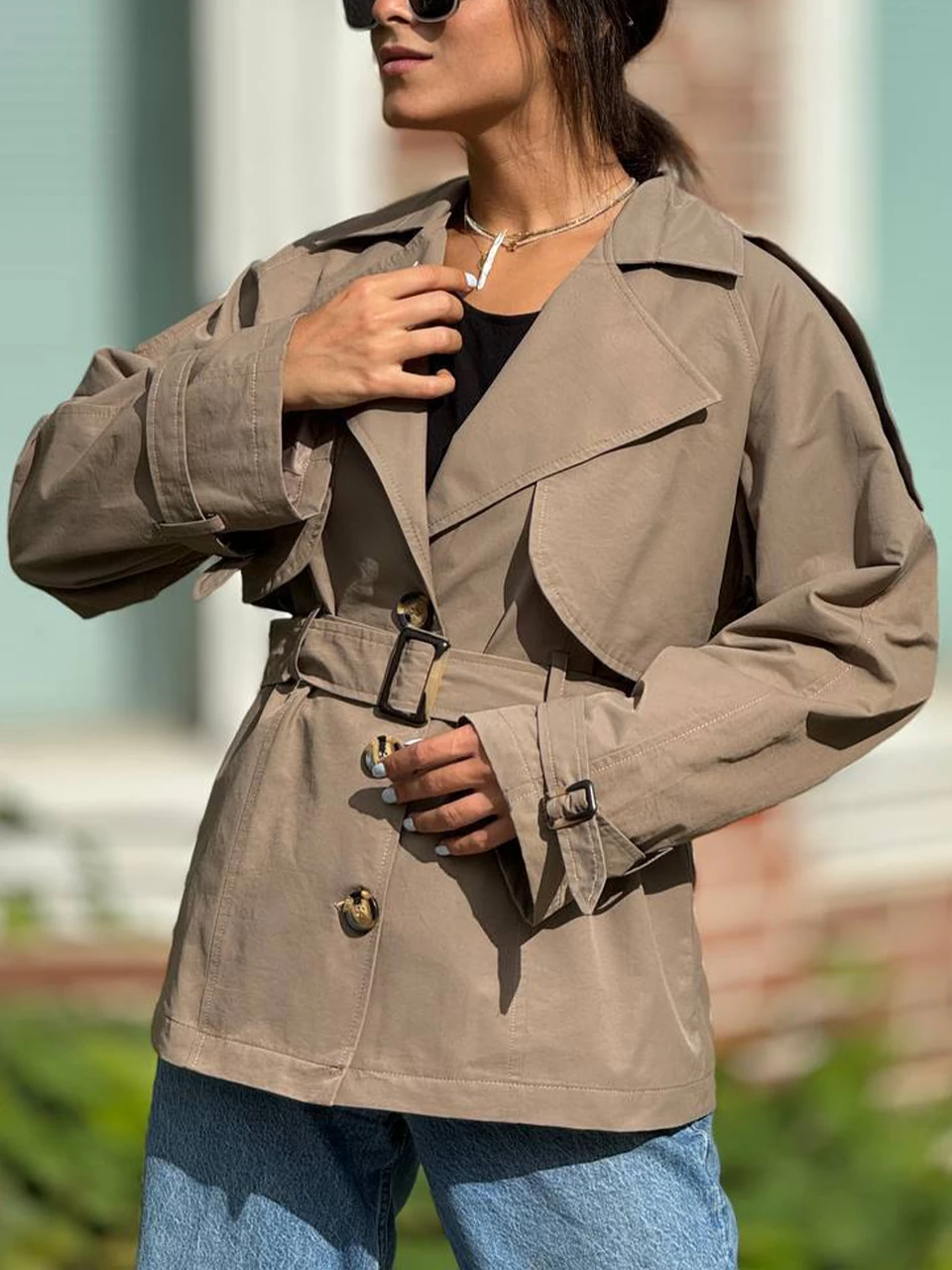 بارانی میدی 71210 سه دکمه دو شنل RY