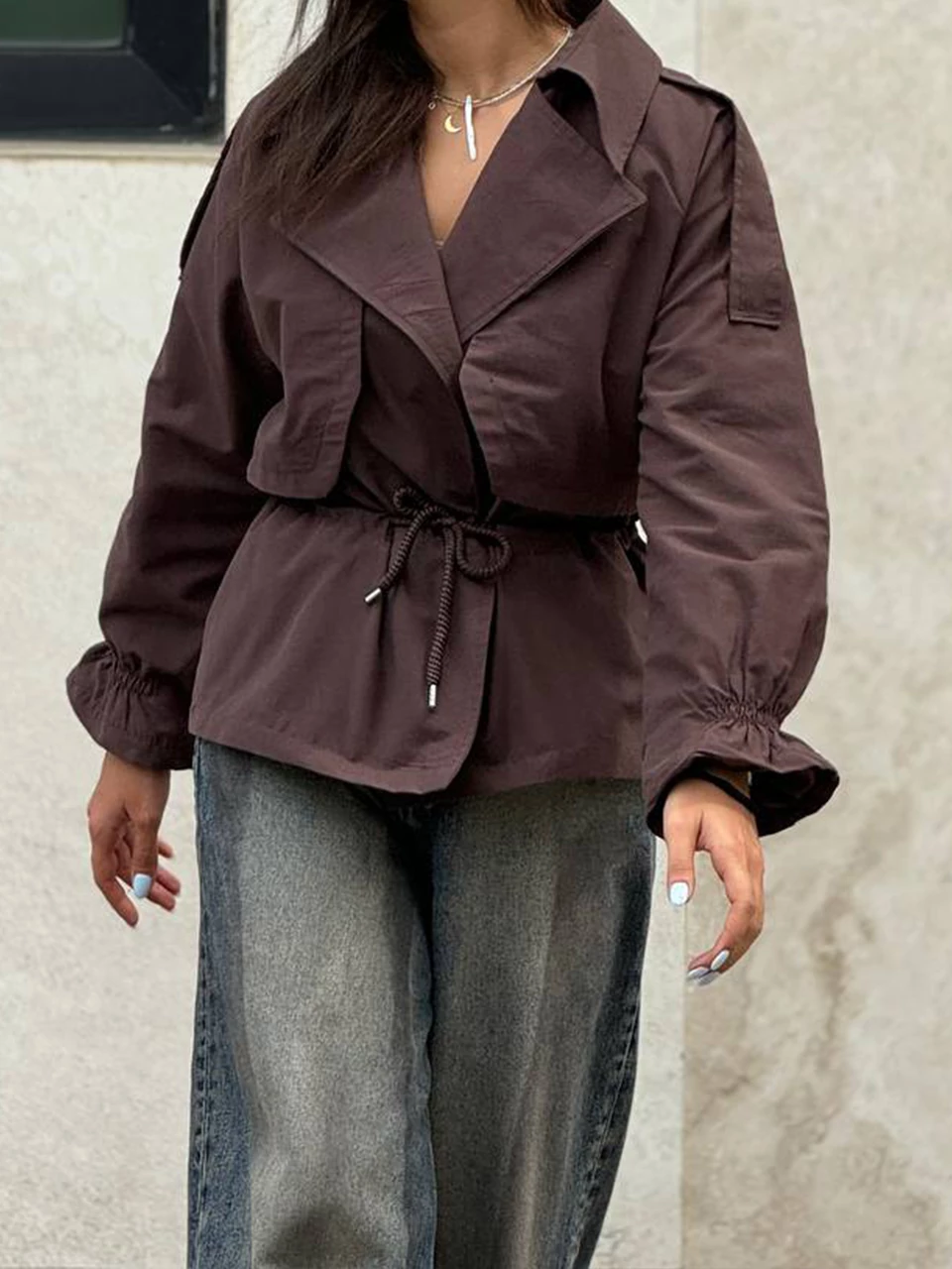 بارانی میدی 71215 کتان آستین کش RY