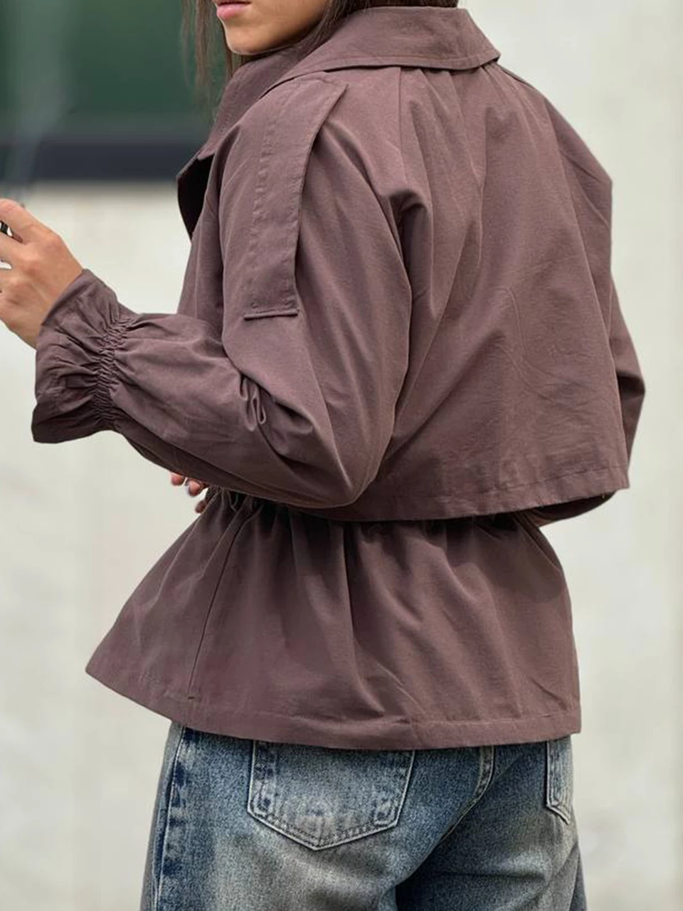 بارانی میدی 71215 کتان آستین کش RY