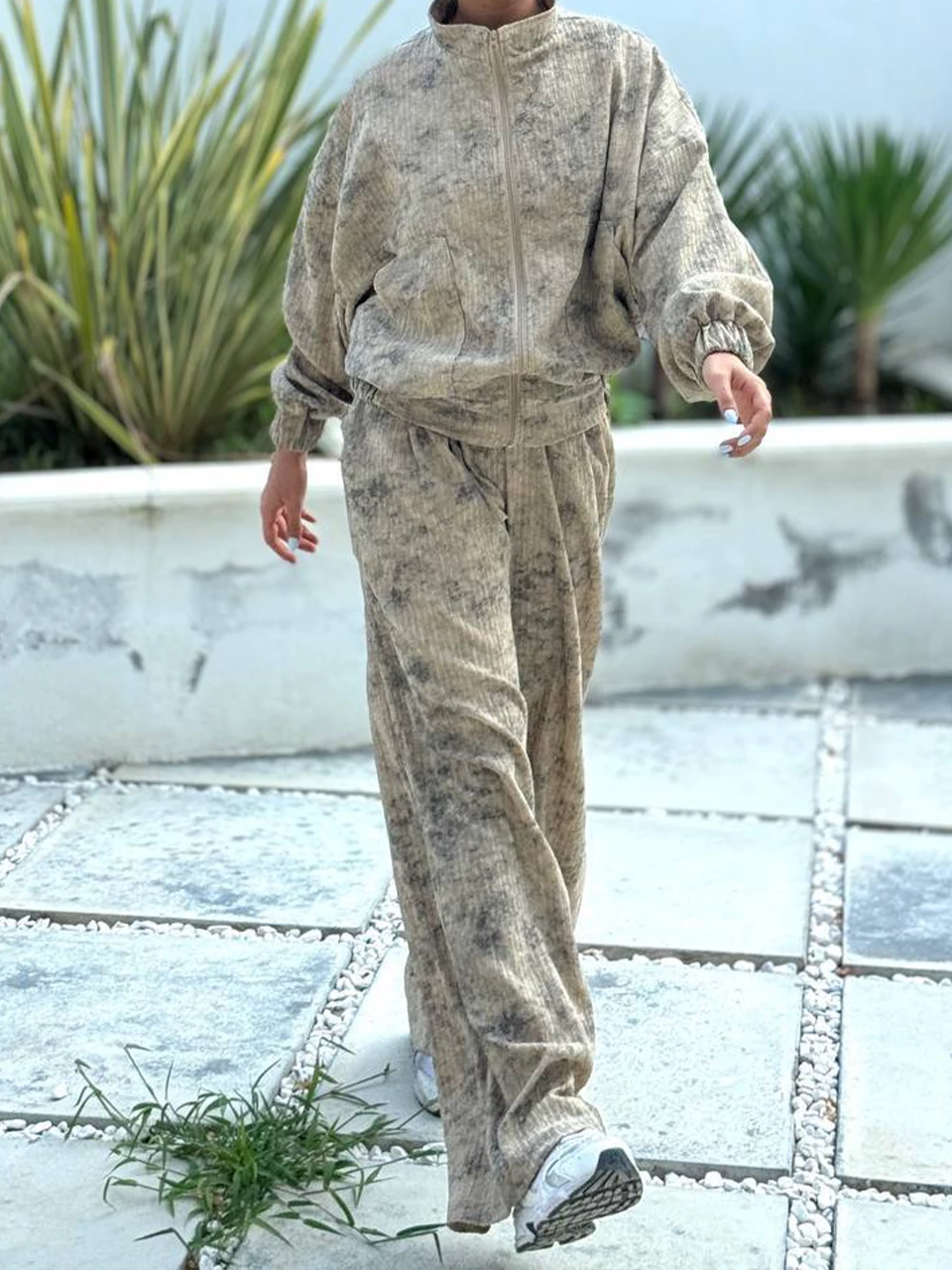 ست سوییشرت و تیشرت و شلوار 71220 مراکشی سه تیکه RY