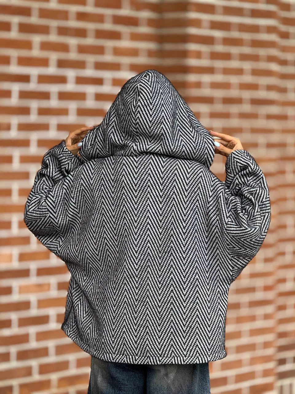 پالتو میدی 71230 لمزور جناغی کلاهدار RY