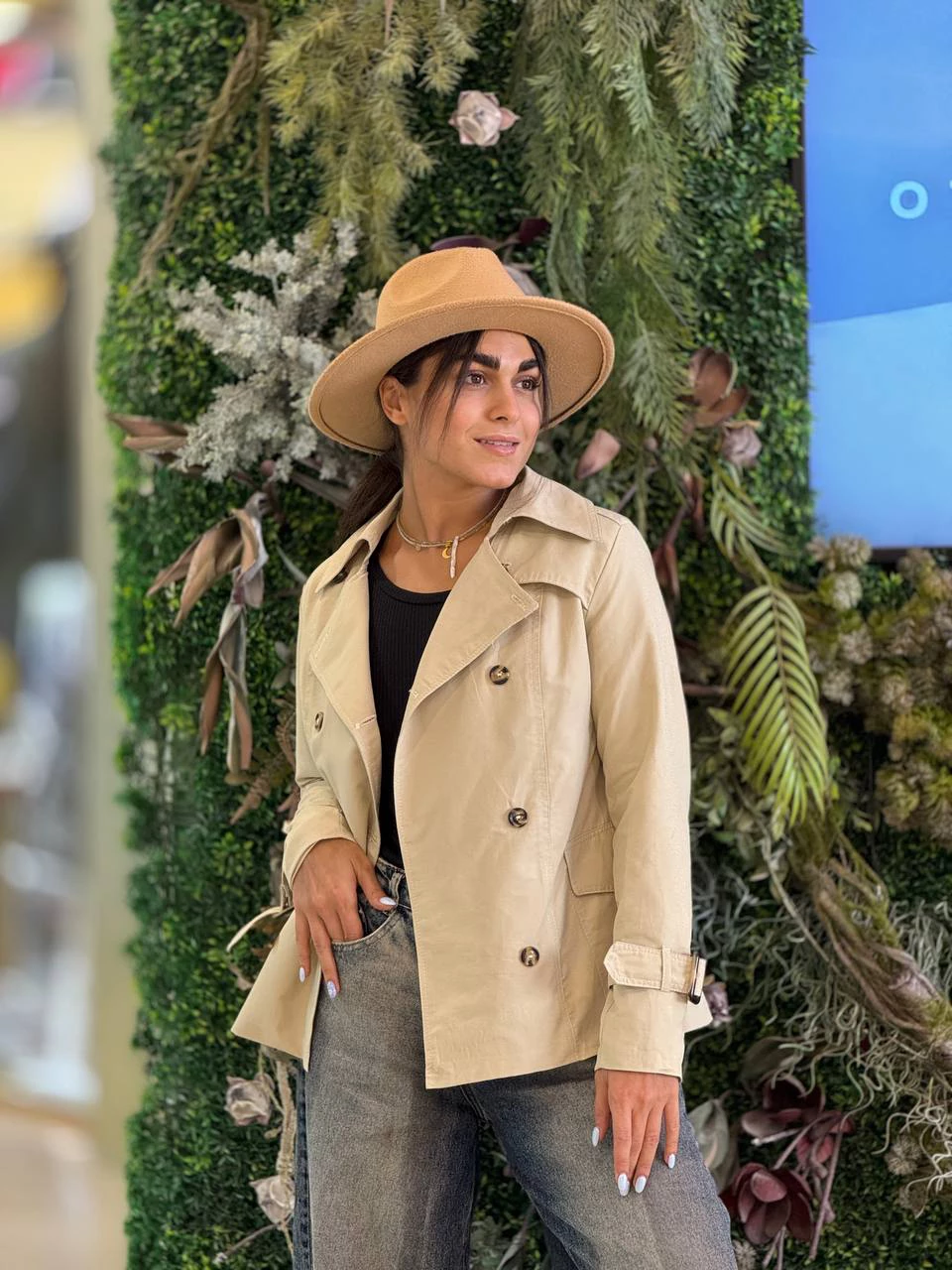 بارانی میدی 71202 کتان پشت چاکدار RY