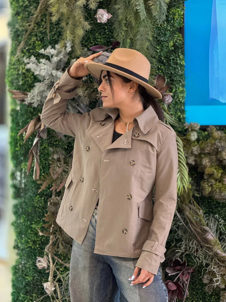 بارانی میدی 71202 کتان پشت چاکدار RY