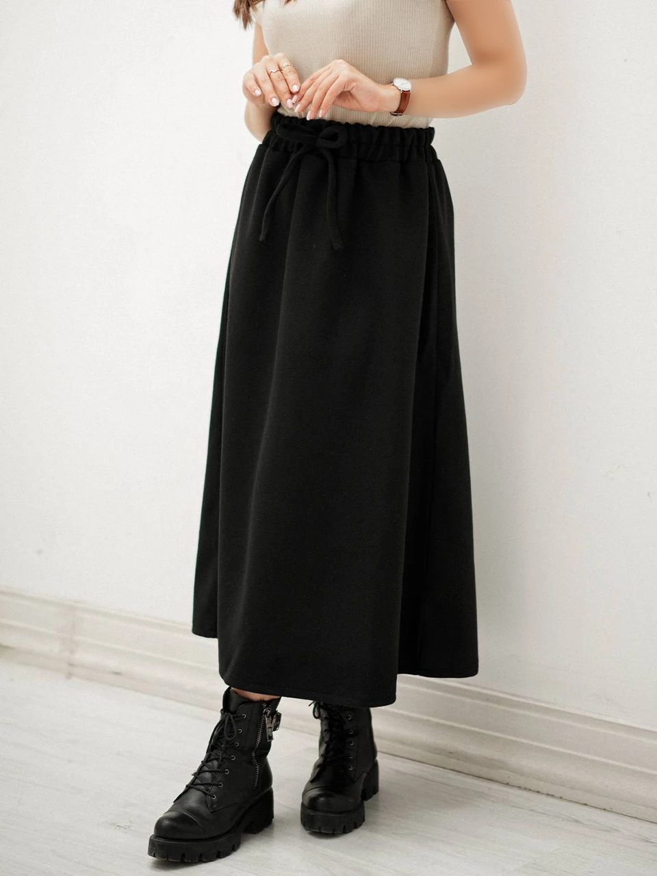 دامن پارچه ای لانگ 31085 فوتر RY